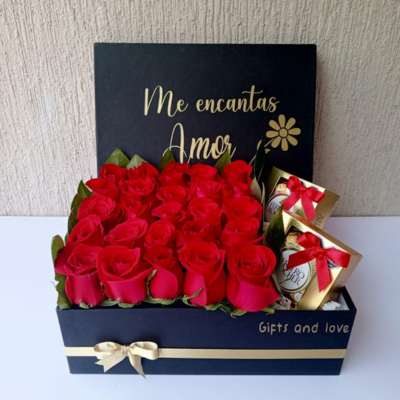 Caja de Rosas & Amor